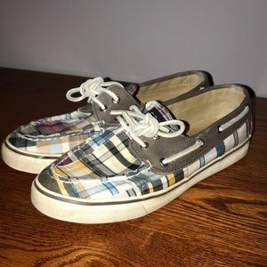 Sperry Bahama 2 Patchwork Plaid Boat Shoe